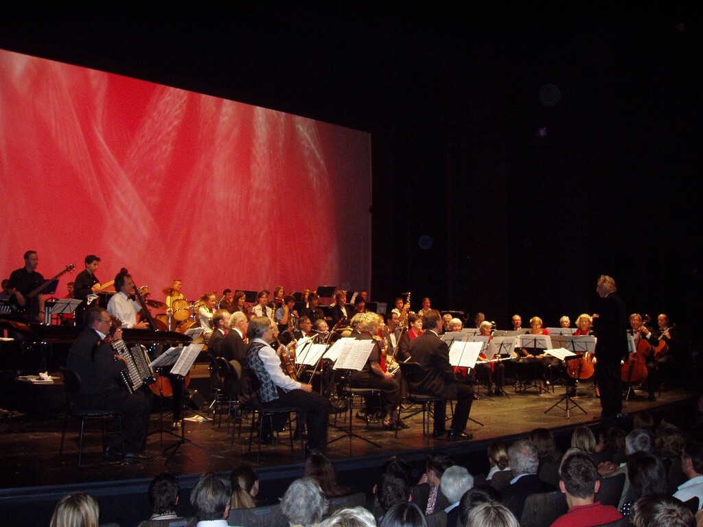 Das Orchester im Konzert am 8.Juli 2005 im Stadttheater Freiburg